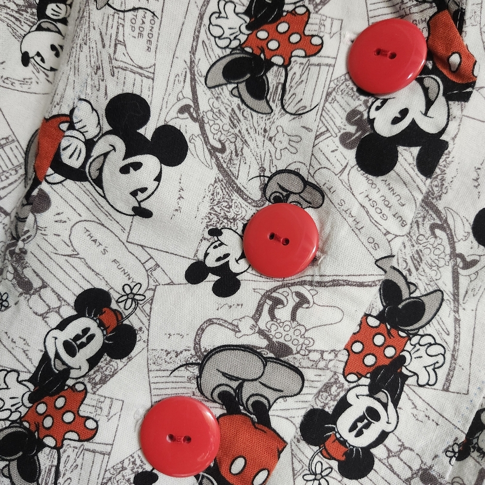 Rare, Vintage Disney Dress with Mickey and Red Accents. FINAL Reduced Price! - Picture 13 of 13